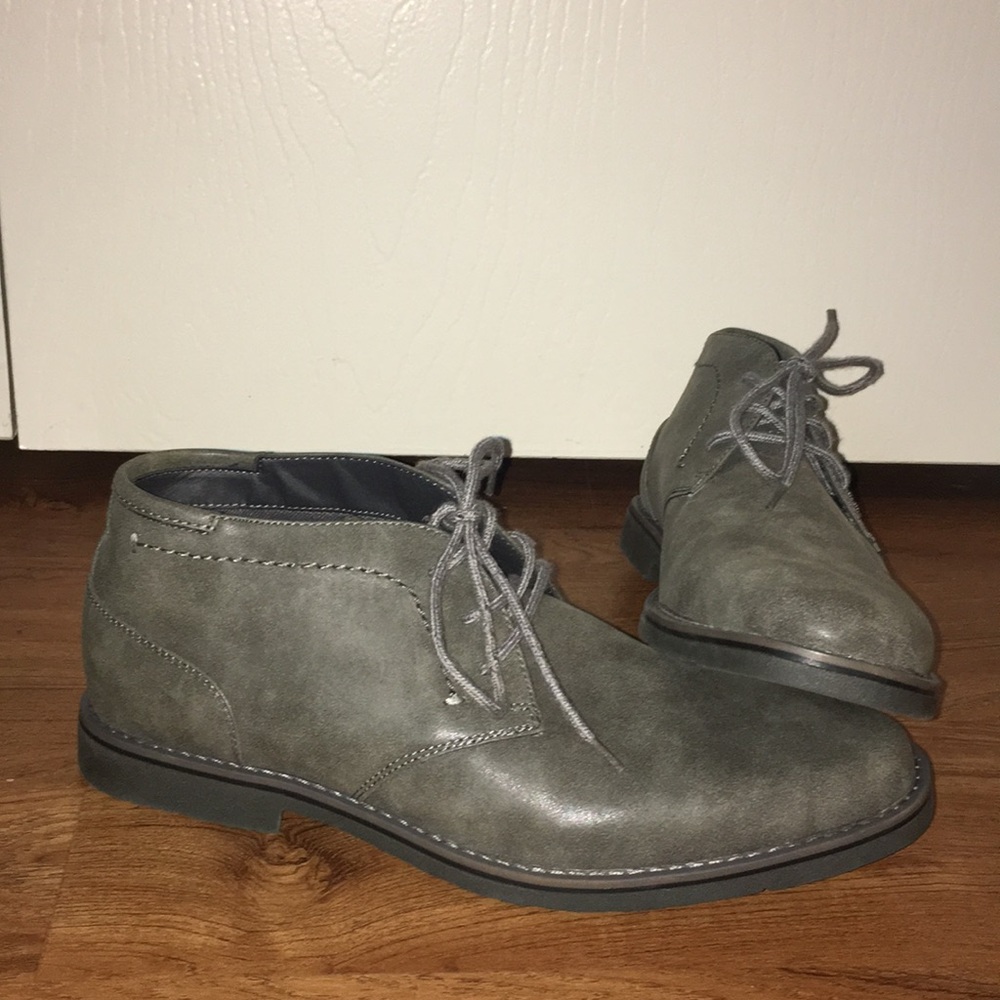 Soho Cobbler Men’s Grey Dress Shoes